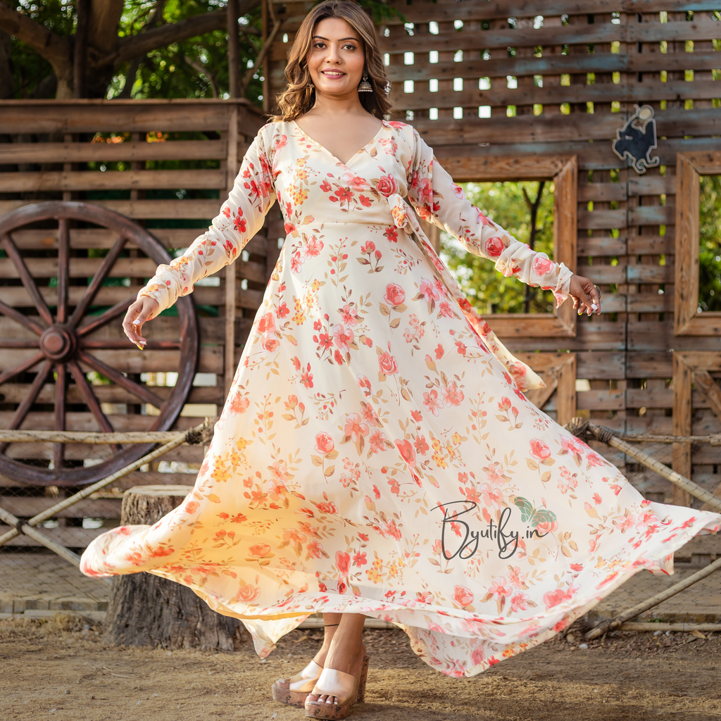 Angrakha dresses and gowns online.